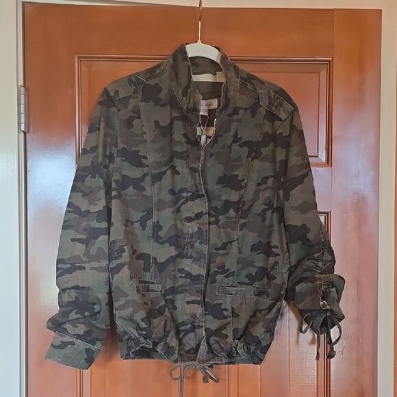 Charlie Paige Army Cargo Green and Black Utility Jacket, NWT! - Picture 6 of 10